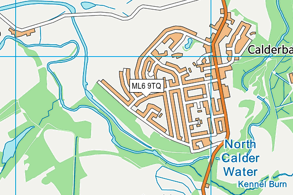 ML6 9TQ map - OS VectorMap District (Ordnance Survey)