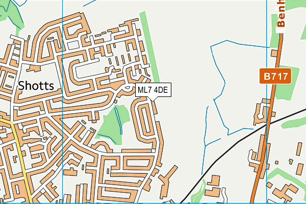 ML7 4DE map - OS VectorMap District (Ordnance Survey)