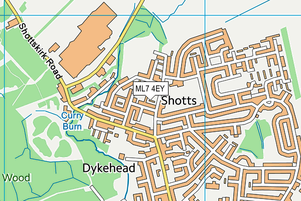 ML7 4EY map - OS VectorMap District (Ordnance Survey)