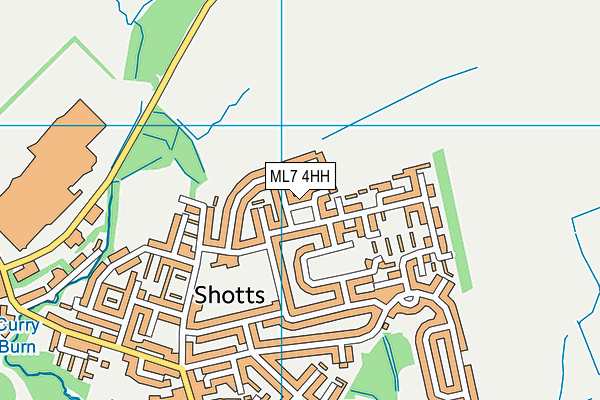 ML7 4HH map - OS VectorMap District (Ordnance Survey)