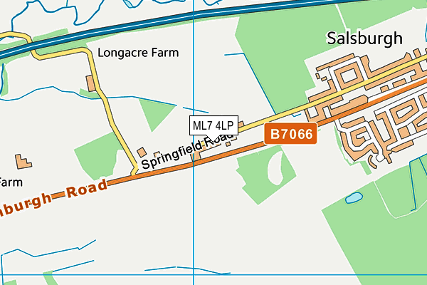 ML7 4LP map - OS VectorMap District (Ordnance Survey)