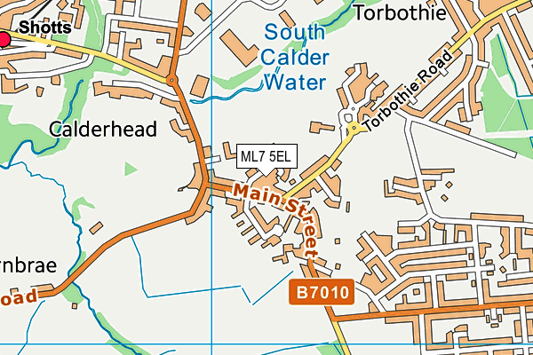 ML7 5EL map - OS VectorMap District (Ordnance Survey)