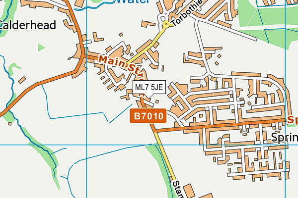 ML7 5JE map - OS VectorMap District (Ordnance Survey)