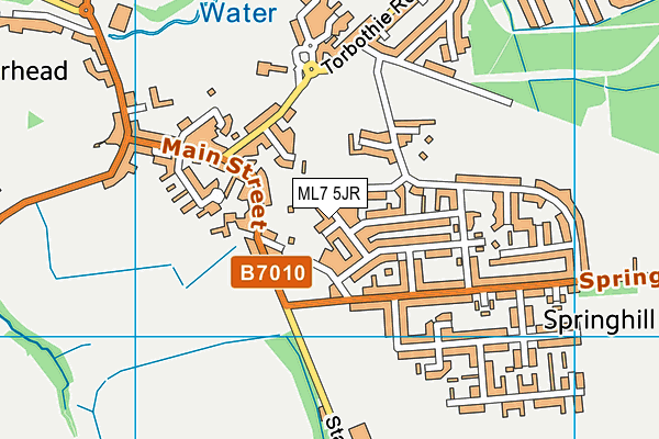 ML7 5JR map - OS VectorMap District (Ordnance Survey)