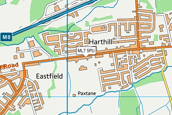 Map of HARTHILL APO BARBERS LTD at district scale
