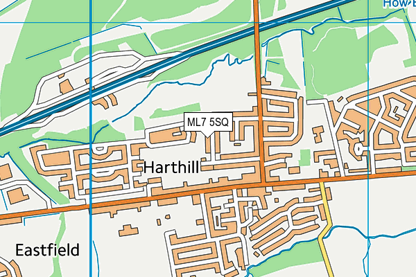 ML7 5SQ map - OS VectorMap District (Ordnance Survey)