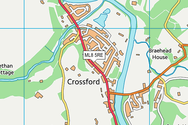 Map of CROSSFORD GARAGE LIMITED at district scale