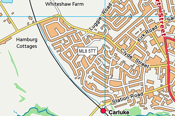 Map of T MELROSE PLUMBING AND HEATING LIMITED at district scale