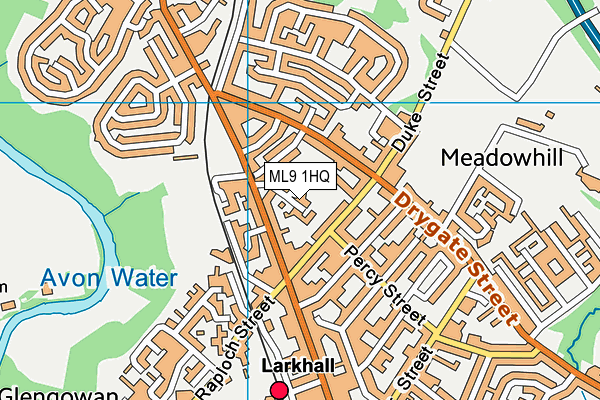 ML9 1HQ map - OS VectorMap District (Ordnance Survey)