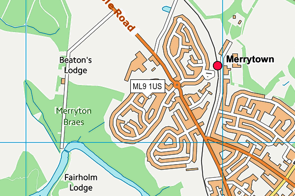 ML9 1US map - OS VectorMap District (Ordnance Survey)