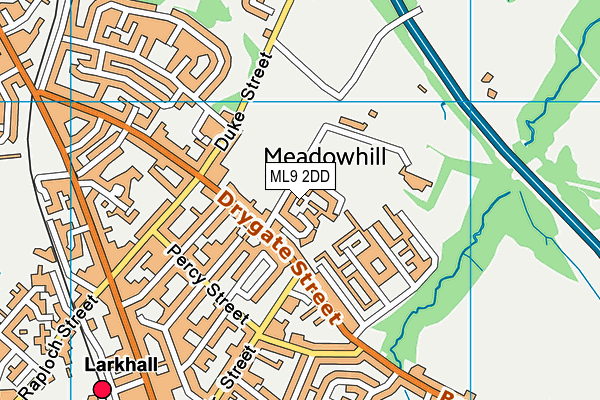 ML9 2DD map - OS VectorMap District (Ordnance Survey)