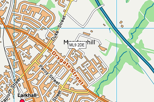 ML9 2DE map - OS VectorMap District (Ordnance Survey)