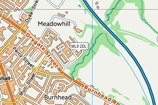 ML9 2DL map - OS VectorMap District (Ordnance Survey)