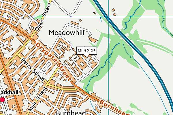 ML9 2DP map - OS VectorMap District (Ordnance Survey)