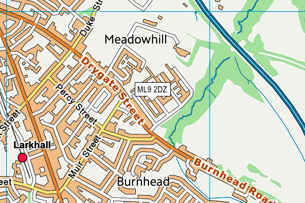 ML9 2DZ map - OS VectorMap District (Ordnance Survey)