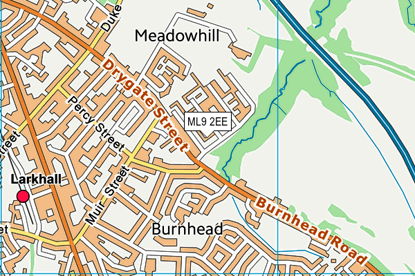 ML9 2EE map - OS VectorMap District (Ordnance Survey)