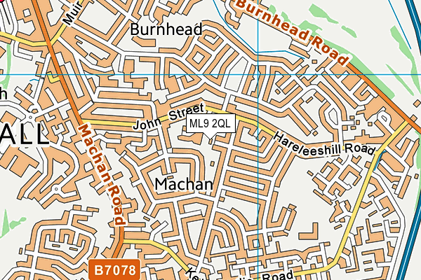 ML9 2QL map - OS VectorMap District (Ordnance Survey)