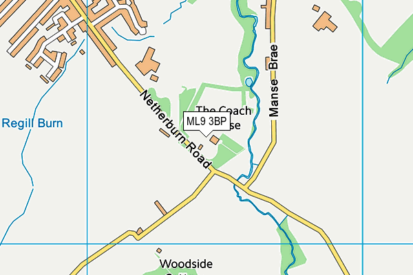 ML9 3BP map - OS VectorMap District (Ordnance Survey)