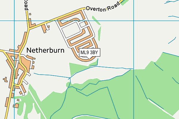 ML9 3BY map - OS VectorMap District (Ordnance Survey)