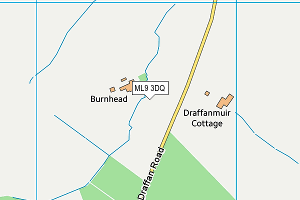 ML9 3DQ map - OS VectorMap District (Ordnance Survey)