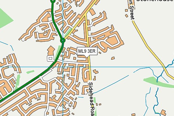 ML9 3ER map - OS VectorMap District (Ordnance Survey)