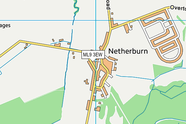 ML9 3EW map - OS VectorMap District (Ordnance Survey)