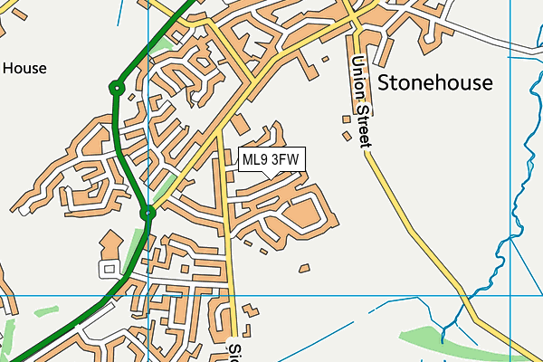 ML9 3FW map - OS VectorMap District (Ordnance Survey)