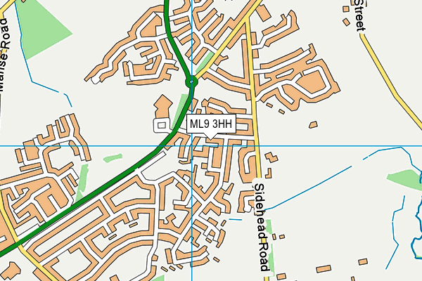 ML9 3HH map - OS VectorMap District (Ordnance Survey)