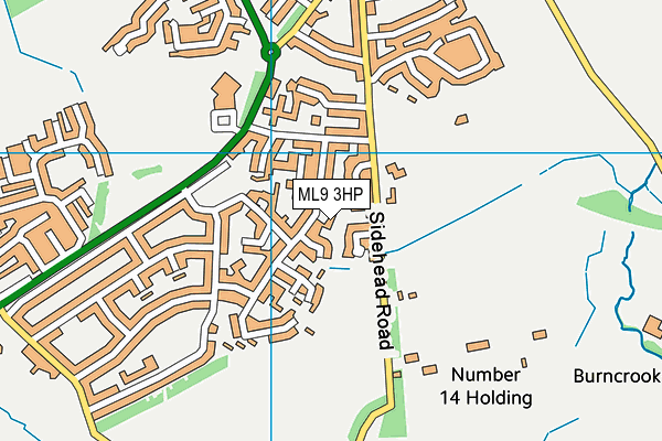 ML9 3HP map - OS VectorMap District (Ordnance Survey)
