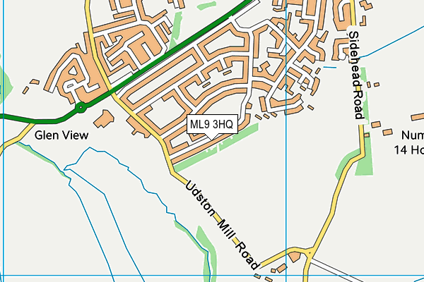 ML9 3HQ map - OS VectorMap District (Ordnance Survey)