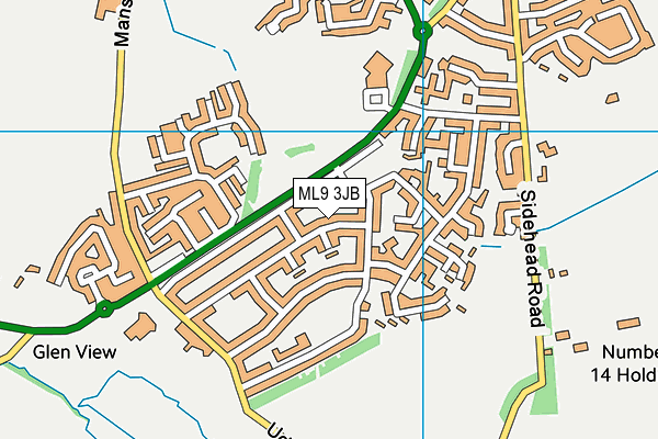 ML9 3JB map - OS VectorMap District (Ordnance Survey)