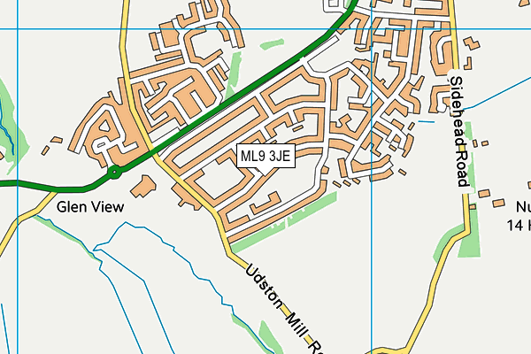 ML9 3JE map - OS VectorMap District (Ordnance Survey)