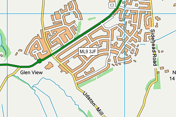 ML9 3JF map - OS VectorMap District (Ordnance Survey)