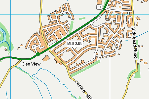 ML9 3JG map - OS VectorMap District (Ordnance Survey)