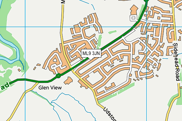 ML9 3JN map - OS VectorMap District (Ordnance Survey)