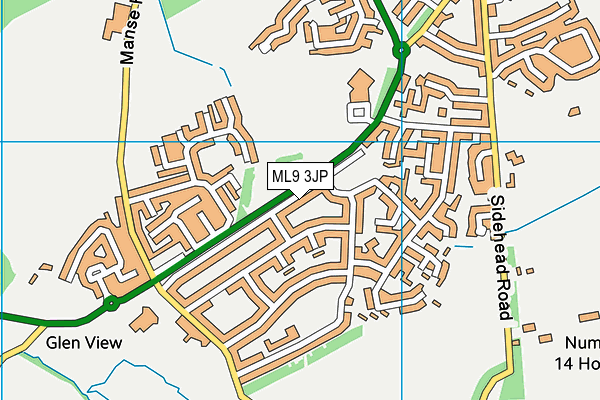 ML9 3JP map - OS VectorMap District (Ordnance Survey)