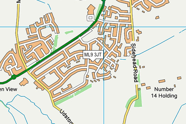 ML9 3JT map - OS VectorMap District (Ordnance Survey)