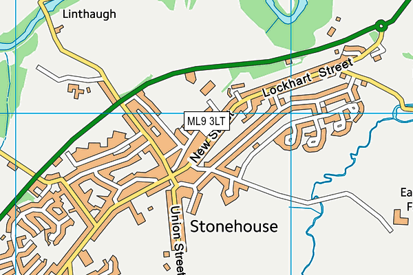 ML9 3LT map - OS VectorMap District (Ordnance Survey)