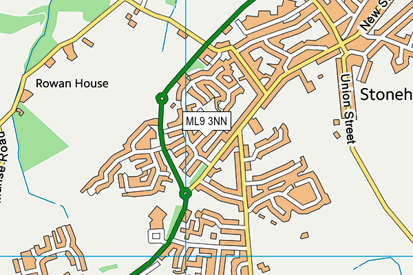 ML9 3NN map - OS VectorMap District (Ordnance Survey)