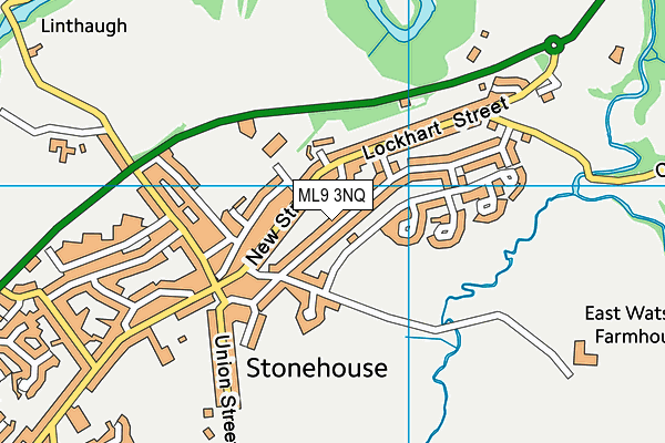 ML9 3NQ map - OS VectorMap District (Ordnance Survey)