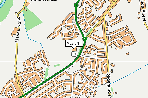 ML9 3NT map - OS VectorMap District (Ordnance Survey)