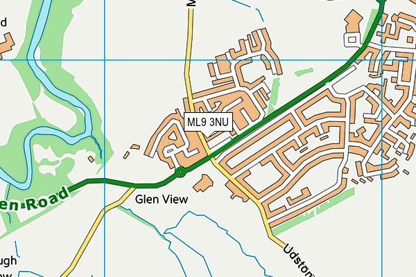 ML9 3NU map - OS VectorMap District (Ordnance Survey)