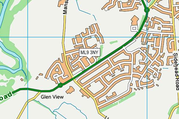 ML9 3NY map - OS VectorMap District (Ordnance Survey)