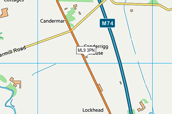 ML9 3PN map - OS VectorMap District (Ordnance Survey)
