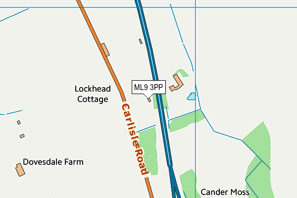 ML9 3PP map - OS VectorMap District (Ordnance Survey)