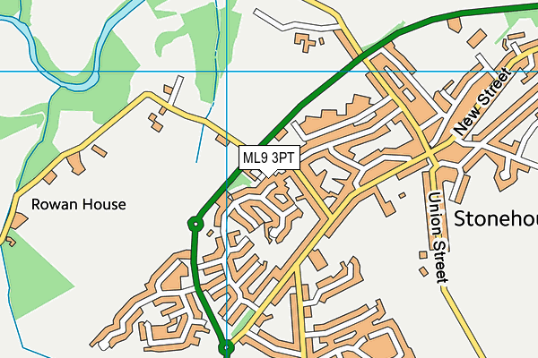 ML9 3PT map - OS VectorMap District (Ordnance Survey)