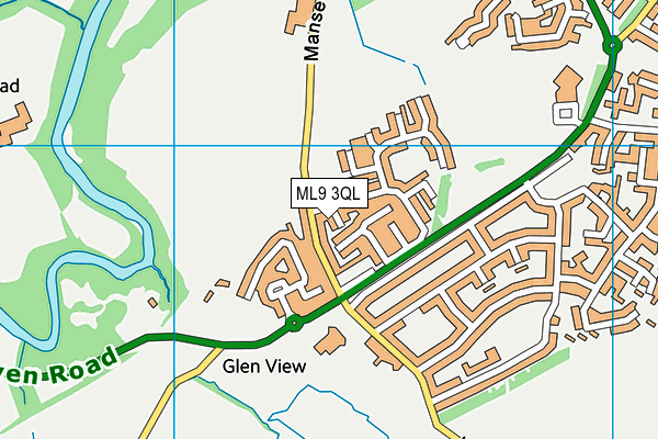 ML9 3QL map - OS VectorMap District (Ordnance Survey)