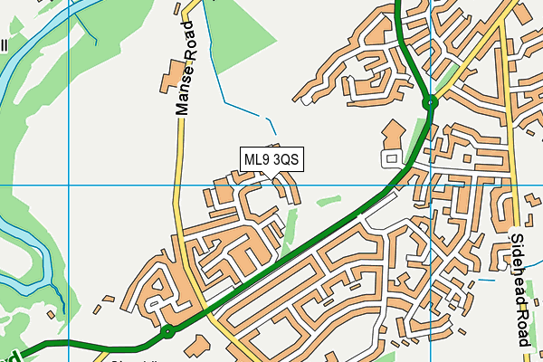 ML9 3QS map - OS VectorMap District (Ordnance Survey)