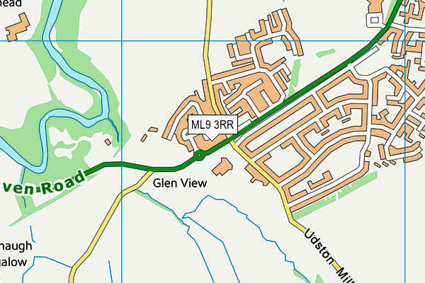 ML9 3RR map - OS VectorMap District (Ordnance Survey)