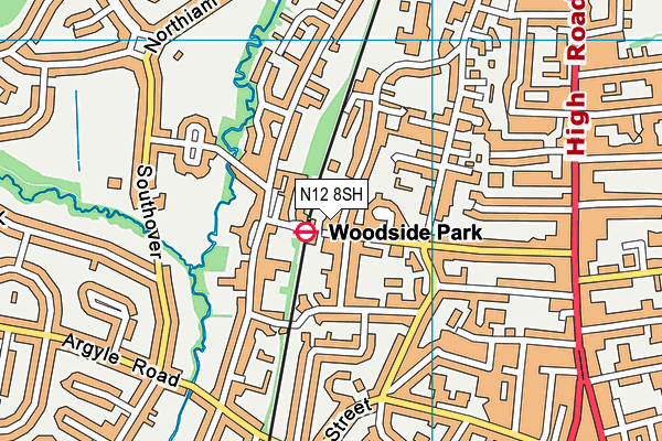 The Holmewood School map (N12 8SH) - OS VectorMap District (Ordnance Survey)